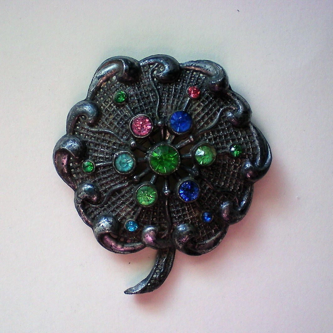 Little Nemo Topf Metall Blumenbrosche Unterzeichnet Ln/25 - 5304 von OldCastleTreasures