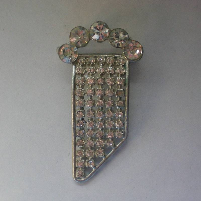 Topf Metallfolie Gesichert Strass-Brosche - 5933 Topf Metallfolie Gesichert Strass-Brosche - 5933 von OldCastleTreasures