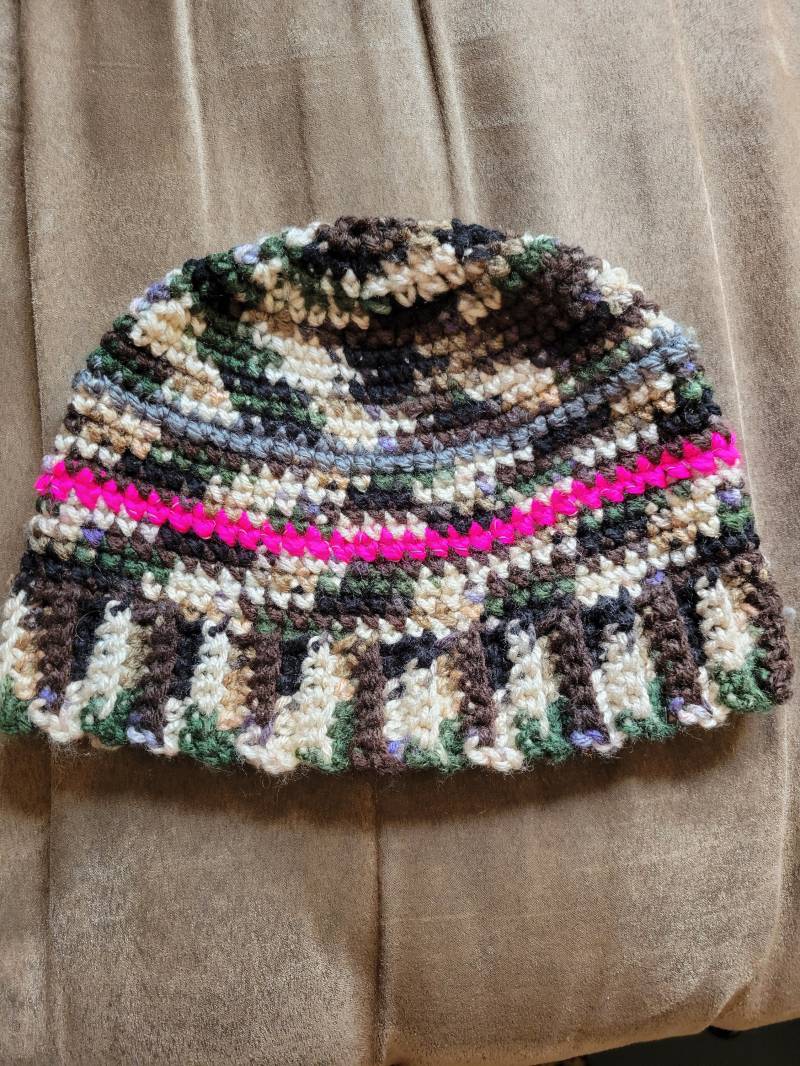 Reflektierende Touque Häkelmütze von OldDogsRoadTripGoods