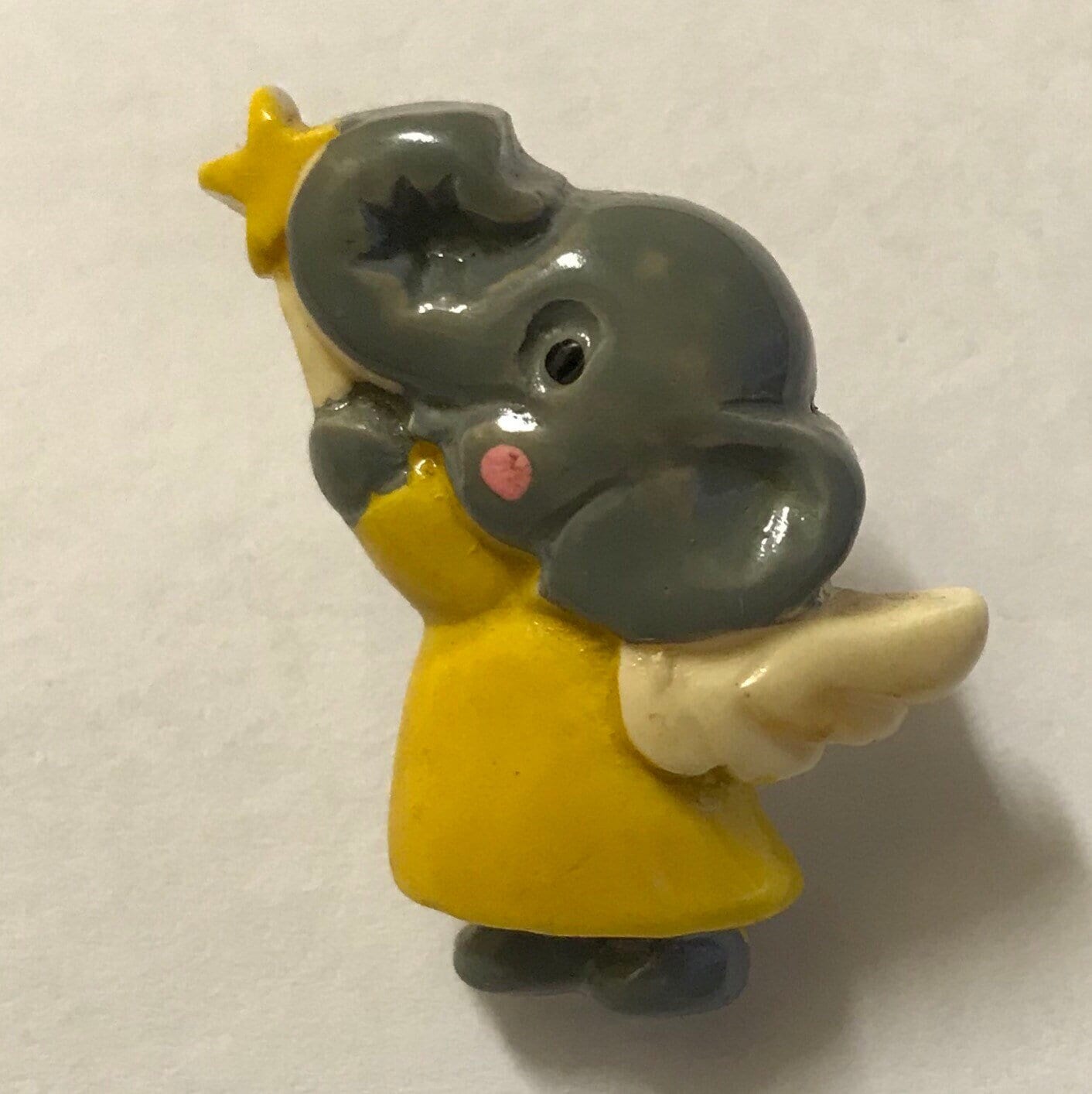 1980S Elefant Fee Engel Pin Zauberstab Vintage Hut Revers Retro Altes Geschenk Wunderlich Bunt Mädchen 80Er Jahre Weihnachten Geflügelt Niedliche 1980S Elefant Fee Engel Pin Zauberstab Vintage Hut Revers Retro Altes Geschenk Wunderlich Bunt Mädchen 80Er Jahre Weihnachten Geflügelt Niedliche von OldFleaToyMarket