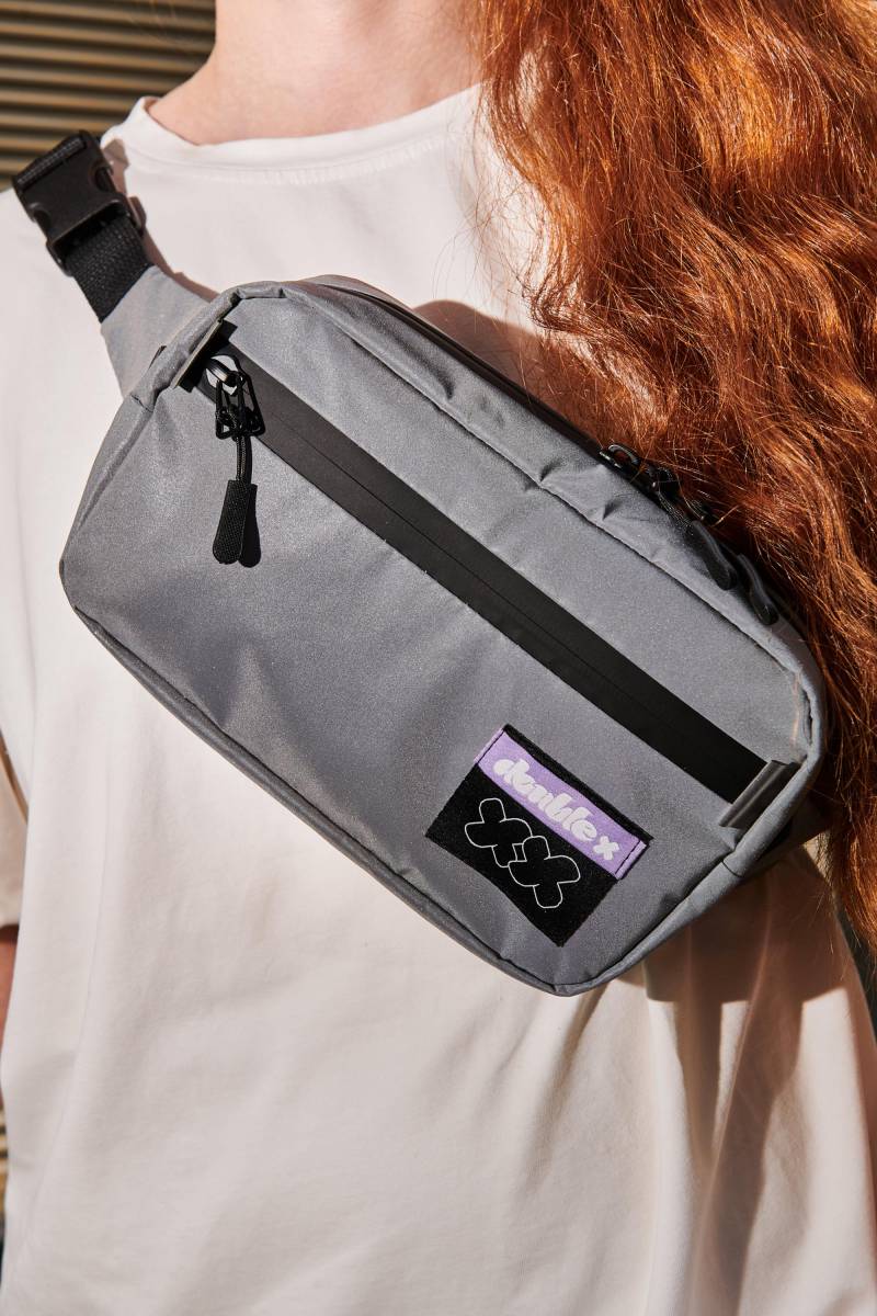 Umhängetasche, Kleine Crossbody-Tasche Für Herren, Frauen-Bauchtasche, Sling Bag, Organizer-Tasche Mit Reflektierenden Elementen von OldFriendsWorkshop