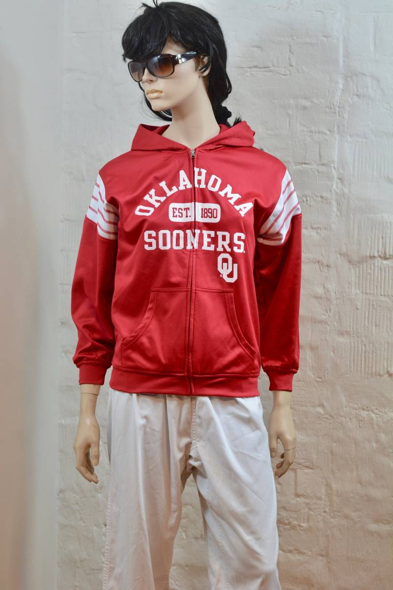 Sportjacke Rot Mit Weiß Color Block Hipster Jacke Windjacke Sportkleidung Size Xl von OldGenuineThings
