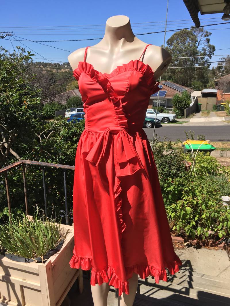 1980S Zweiteiler, Kleid & Bolerojacke - Sz Xs, S 1980S Zweiteiler, Kleid & Bolerojacke - Sz Xs, S von OldHatt