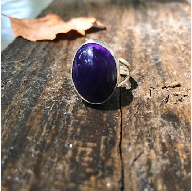 Großer Silber Lila Howlith Ring Handgefertigt Von Old Hippie Dave 925 Sterling Tolles Weihnachtsgeschenk Großer Silber Lila Howlith Ring Handgefertigt Von Old Hippie Dave 925 Sterling Tolles Weihnachtsgeschenk von OldHippieDaveJewelry