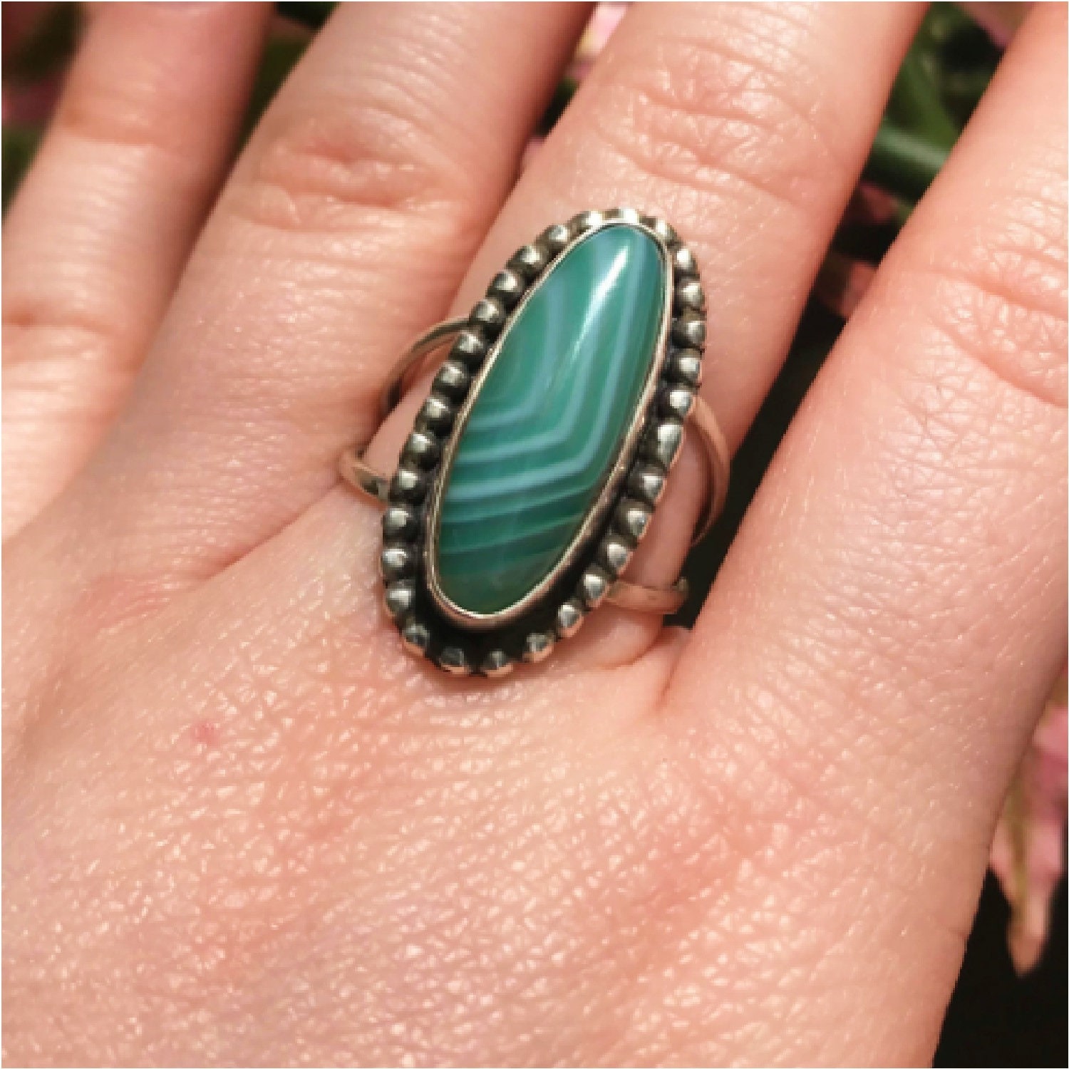 Silber Grüne Gebänderte Achatring Ist Ein Unikat Und Von Alten Hippie Dave 925 Sterling Silber Große Weihnachts-Geschenk Silber Grüne Gebänderte Achatring Ist Ein Unikat Und Von Alten Hippie Dave 925 Sterling Silber Große Weihnachts-Geschenk von OldHippieDaveJewelry