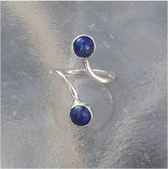 Silber Lapis Lazuli Blau Verstellbarer Ring Ist Handgefertigt Von Old Hippie Dave 925 Sterling Größenverstellbar Tolles Valentinstag Geschenk Silber Lapis Lazuli Blau Verstellbarer Ring Ist Handgefertigt Von Old Hippie Dave 925 Sterling Größenverstellbar Tolles Valentinstag Geschenk von OldHippieDaveJewelry