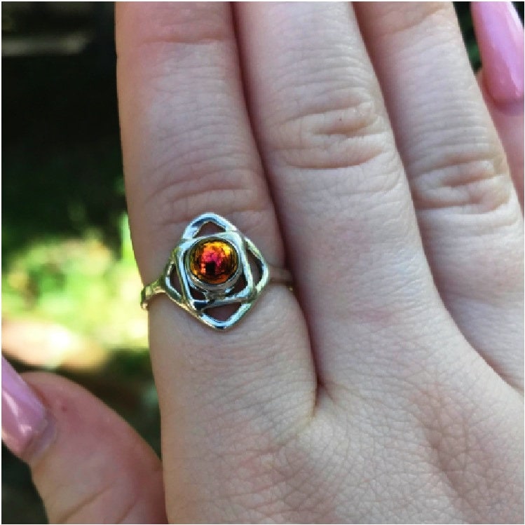Silber Und Dichroic Glas Ring Ist Handgefertigt Von Old Hippie Dave 925 Sterling Tolles Weihnachtsgeschenk Silber Und Dichroic Glas Ring Ist Handgefertigt Von Old Hippie Dave 925 Sterling Tolles Weihnachtsgeschenk von OldHippieDaveJewelry