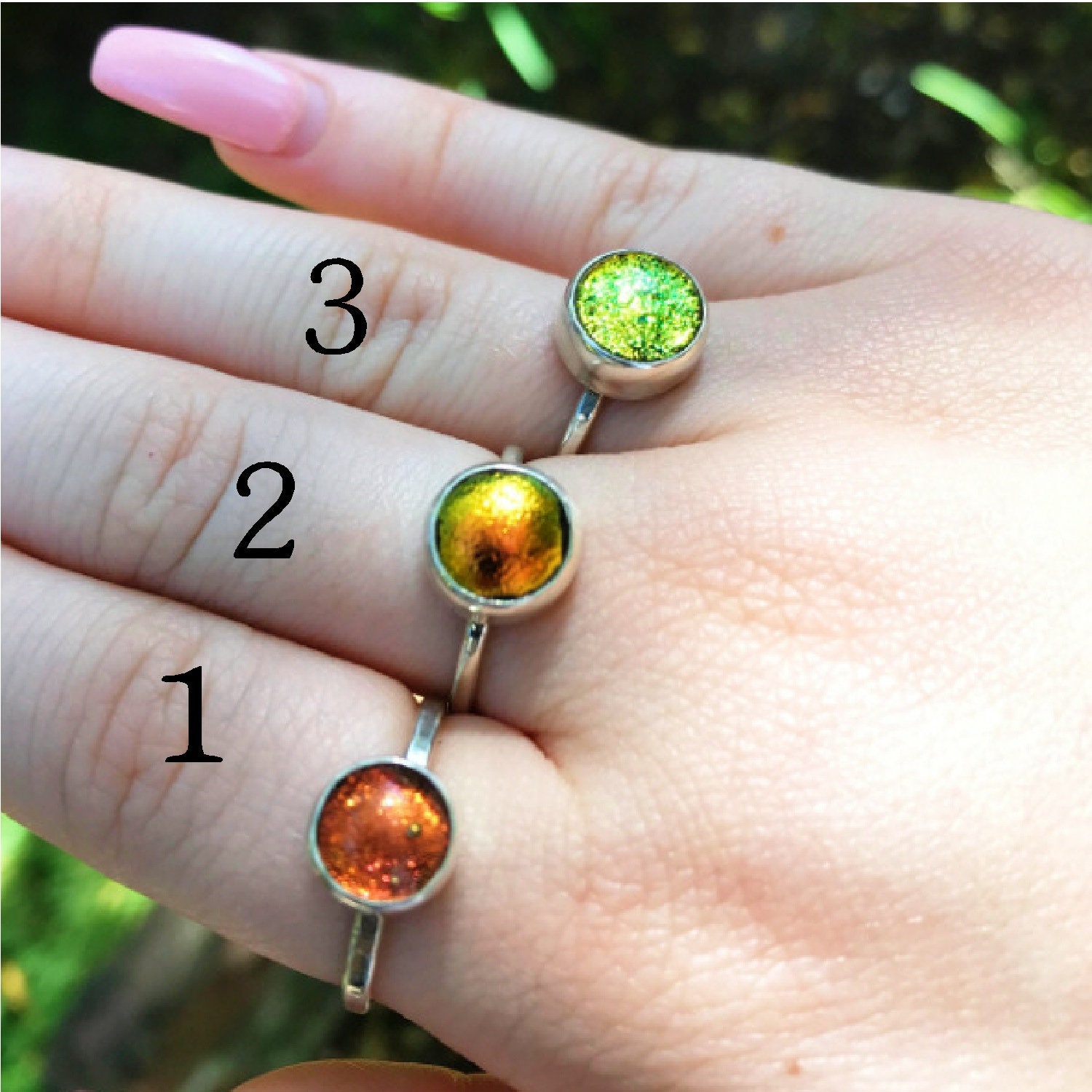 Silber Und Dichroic Glas Ring Ist Handgefertigt Von Old Hippie Dave 925 Sterling Tolles Weihnachtsgeschenk Silber Und Dichroic Glas Ring Ist Handgefertigt Von Old Hippie Dave 925 Sterling Tolles Weihnachtsgeschenk von OldHippieDaveJewelry
