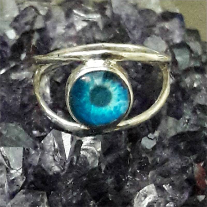 Silberner Zombie Auge 10mm Glas Ring Ist Handgefertigt Von Old Hippie Dave 925 Sterling Silber Tolles Weihnachtsgeschenk Silberner Zombie Auge 10mm Glas Ring Ist Handgefertigt Von Old Hippie Dave 925 Sterling Silber Tolles Weihnachtsgeschenk von OldHippieDaveJewelry