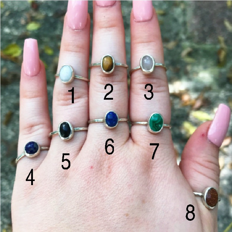 Sterling Silber Kleine Zierliche Stapeln Midi Edelstein Stein Ring Handgefertigt Von Old Hippie Dave 925 Solid Weihnachtsgeschenk Sterling Silber Kleine Zierliche Stapeln Midi Edelstein Stein Ring Handgefertigt Von Old Hippie Dave 925 Solid Weihnachtsgeschenk von OldHippieDaveJewelry
