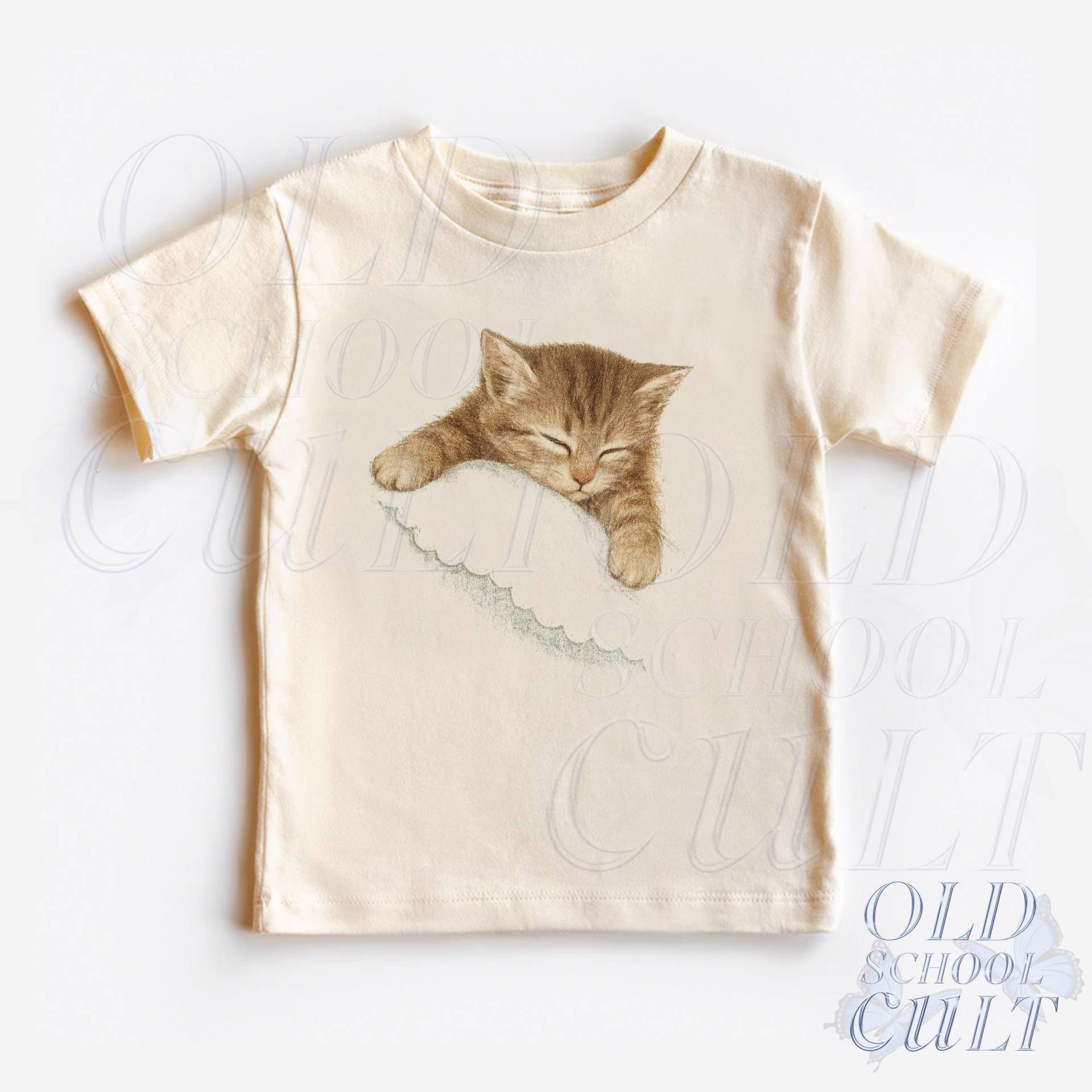 Schlafende Katzen-Shirt, Niedliche Kätzchen-Liebhaber-Kleidung, Boho-Erwachsen-, Kleinkind - & Jugend-T-stück, Kinderhemd, Familienhemden Schlafende Katzen-Shirt, Niedliche Kätzchen-Liebhaber-Kleidung, Boho-Erwachsen-, Kleinkind - & Jugend-T-stück, Kinderhemd, Familienhemden von OldSchoolCulture