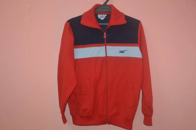 Vintage 80Er 90Er Asics Made in Japan Pullover Training Windbreaker Jacke von OldSchoolZone