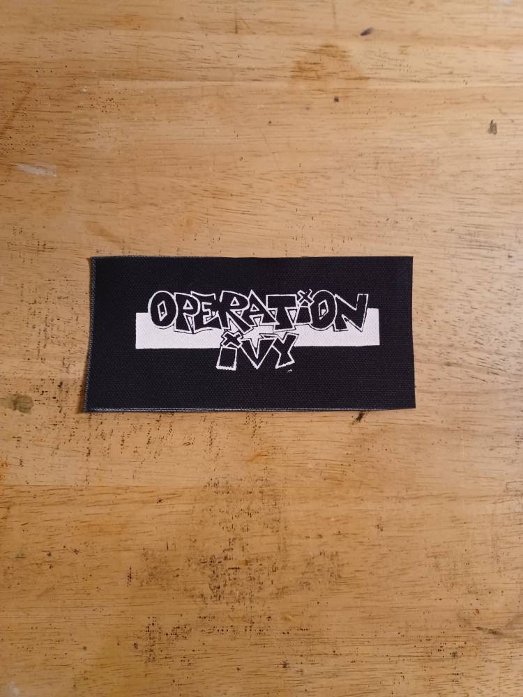 Betrieb Ivy Diy Punk Patch Leinwandaufnäher von OldScratchJackets