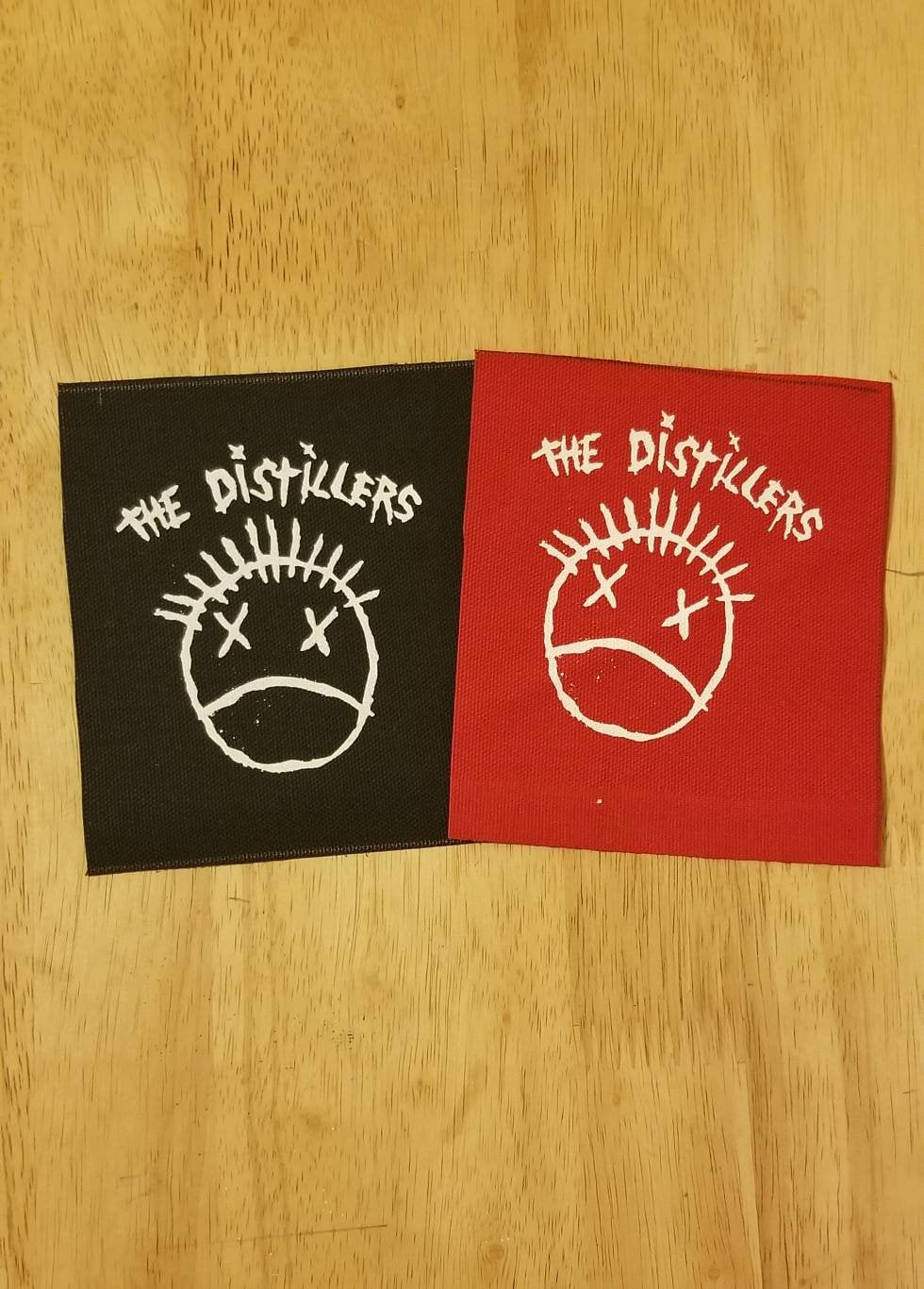 Distillers Stirnband Logo Diy Punk Patch von OldScratchJackets