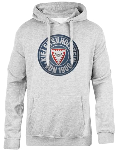 Oldrytee Kieler Sv Holstein Grauer Sweatshirt-Kapuzenpullover, Unisex, Einfache Passform von Oldrytee