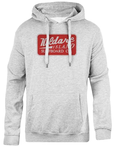 Oldrytee Kildare Island Surf Grauer Sweatshirt-Kapuzenpullover, Unisex, Einfache Passform von Oldrytee