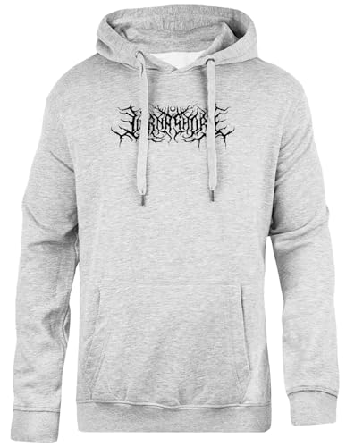Oldrytee Lorna Shore Logo Grauer Sweatshirt-Kapuzenpullover, Unisex, Einfache Passform von Oldrytee
