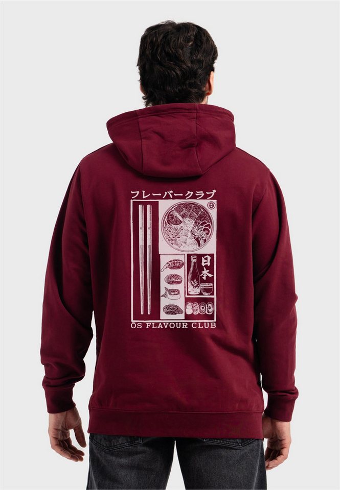 Oldskull Kapuzensweatshirt Asian Flavour Club Umami Graphic mit fernöstlichem Motivprint von Oldskull