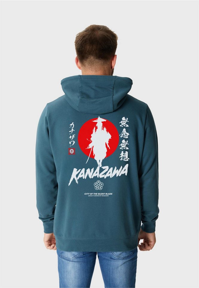 Oldskull Kapuzensweatshirt Asian Silent Blade Kanazawa Graphic mit coolem Rückenprint von Oldskull