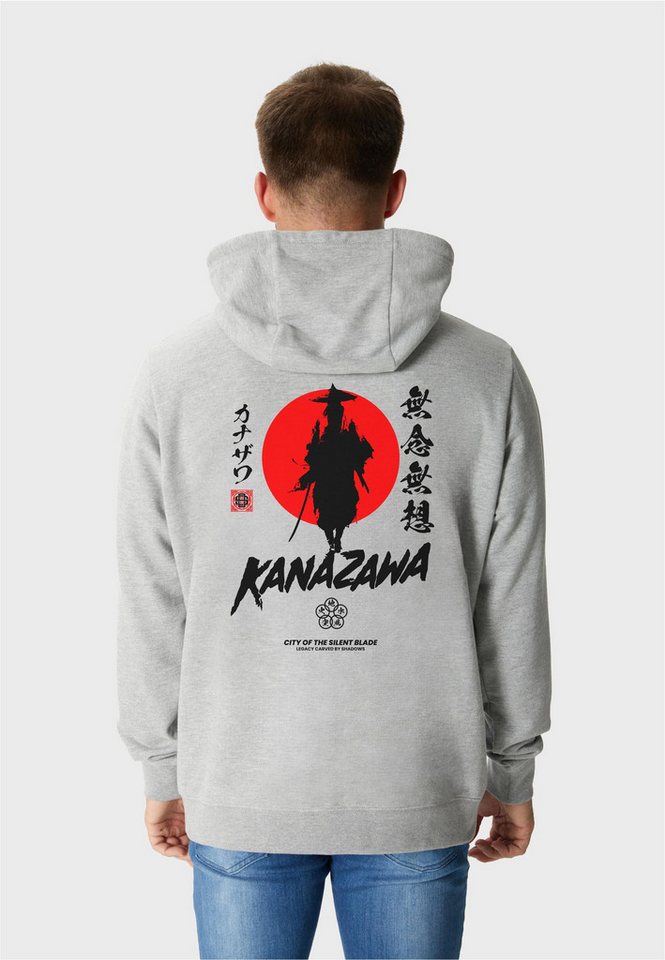 Oldskull Kapuzensweatshirt Asian Silent Blade Kanazawa Graphic mit coolem Rückenprint von Oldskull