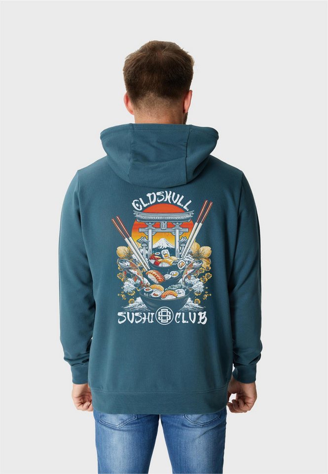 Oldskull Kapuzensweatshirt Asian Sushi Rollmate Graphic mit fernöstlichem Motiv von Oldskull