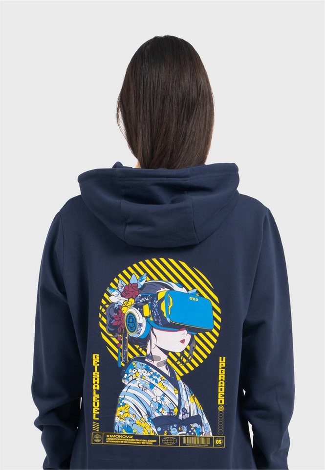 Oldskull Kapuzensweatshirt Asian Virtual Geisha Logo Graphic Traditionelles fernöstliches Motiv von Oldskull