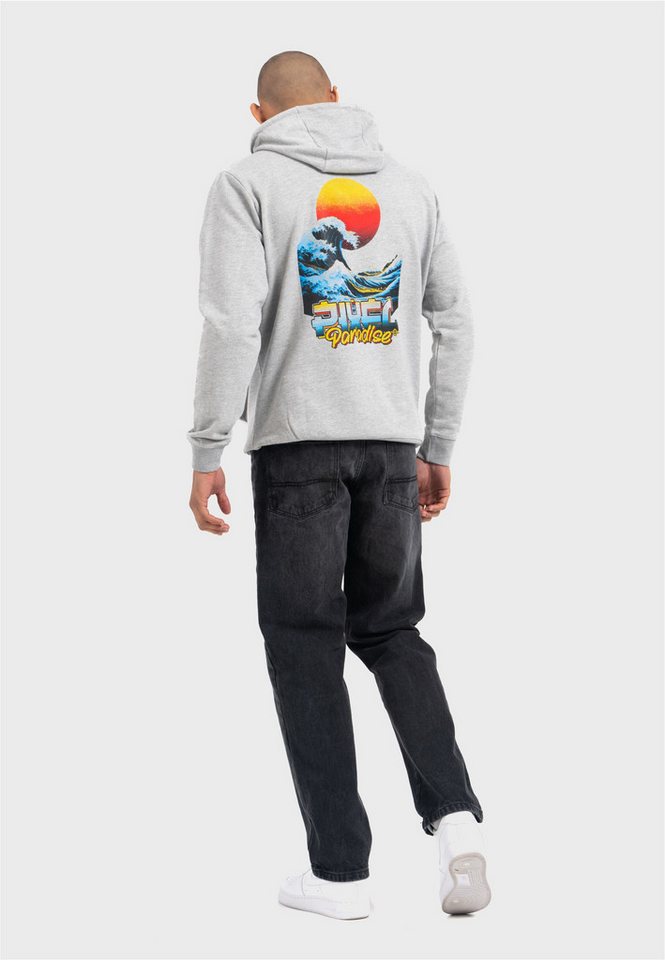 Oldskull Kapuzensweatshirt Retro Pixel Wave Logo Graphic im zeitlosen Retro-Design von Oldskull