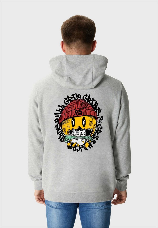 Oldskull Kapuzensweatshirt Xtreme Smiley Cash Skull Graphic Vintage-Vibe in modernem Look Oldskull Kapuzensweatshirt Xtreme Smiley Cash Skull Graphic Vintage-Vibe in modernem Look von Oldskull