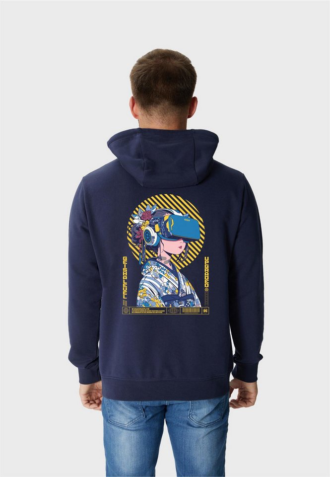 Oldskull Sweatjacke Asian Virtual Logo Graphic mit fernöstlichem Motivprint von Oldskull