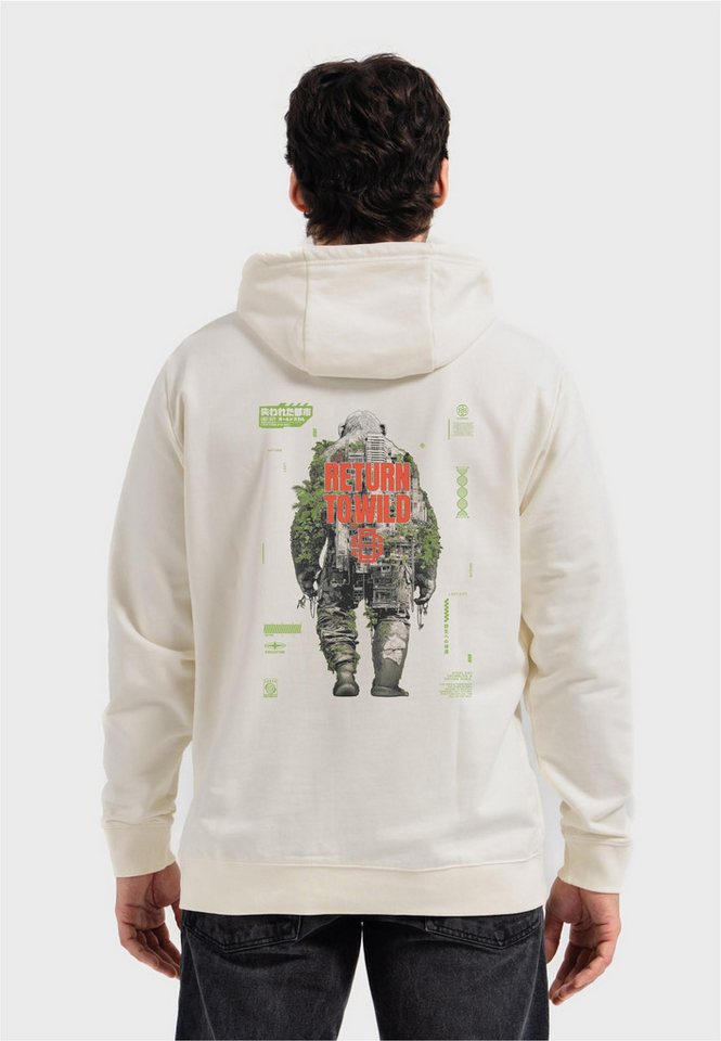 Oldskull Sweatjacke Wrldvibe Urban Jungle Graphic mit modernem Backprint von Oldskull