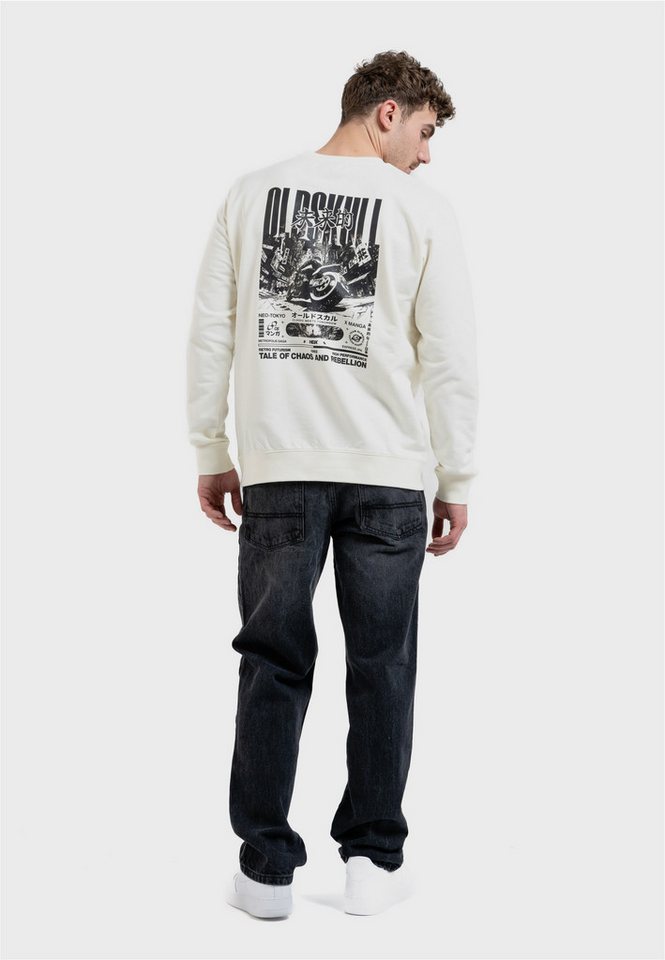 Oldskull Sweatshirt ASIAN FUTURISM RIDER (1-tlg) mit coolem Print von Oldskull