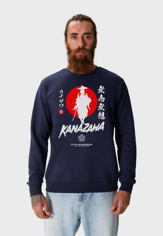 Oldskull Sweatshirt Asian Silent Blade Kanazawa Graphic mit fernöstlichem Motiv von Oldskull