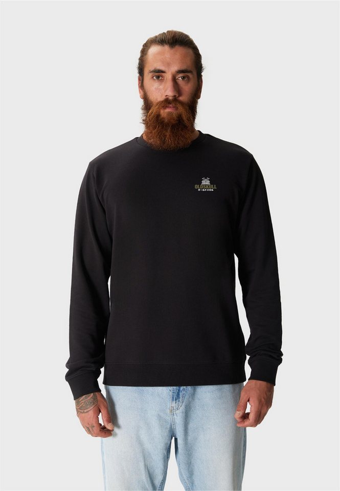 Oldskull Sweatshirt Basic Oldskull Samurai Logo unverkennbare Oldskull-Optik von Oldskull
