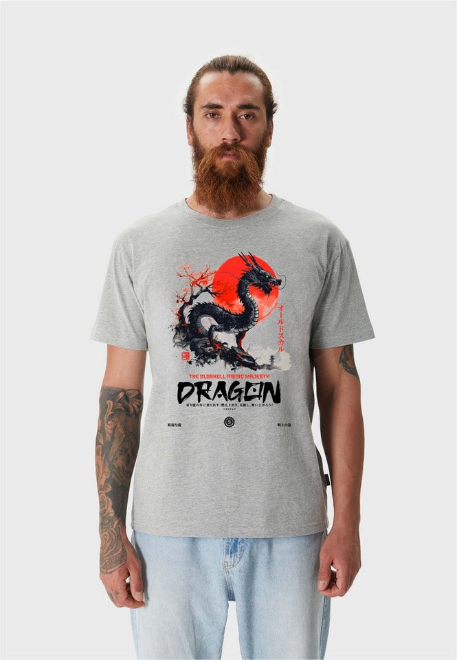 Oldskull T-Shirt ASIAN DRAGON SPIRIT GRAPHIC (1-tlg) mit angesagtem Frontprint von Oldskull