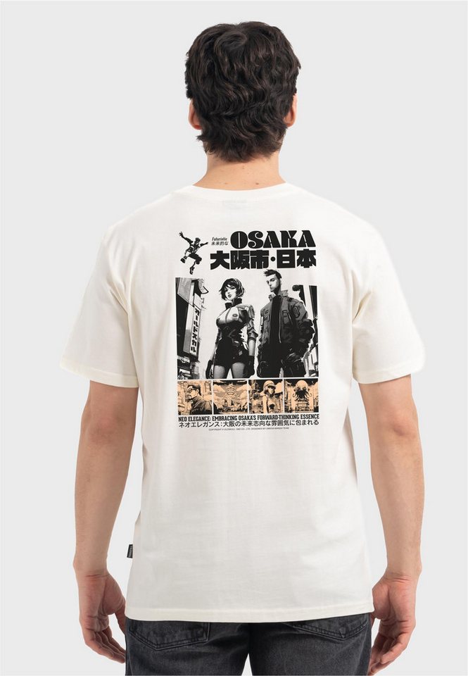 Oldskull T-Shirt Asian Manga Inspired Logo Graphic Traditionelles fernöstliches Motiv von Oldskull