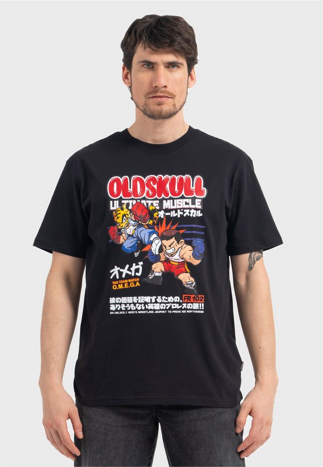 Oldskull T-Shirt Asian Muscle Clash Logo Graphic Traditionelles fernöstliches Motiv von Oldskull