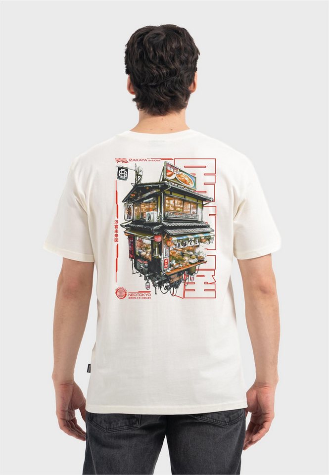 Oldskull T-Shirt Asian Neo Tokyo Floating Izakaya Graphic mit fernöstlichem Motivprint von Oldskull