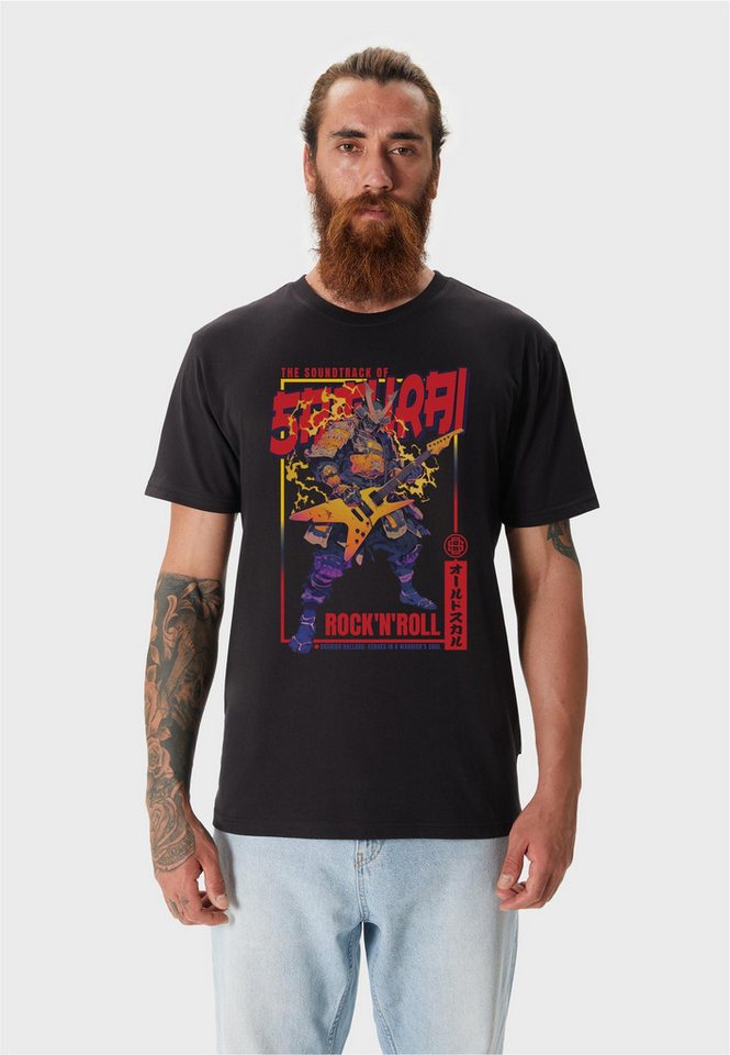 Oldskull T-Shirt Asian Rock’n’Roll Samurai mit fernöstlichem Motivprint von Oldskull