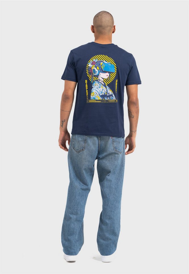 Oldskull T-Shirt Asian Virtual Logo Graphic Traditionelles fernöstliches Motiv von Oldskull