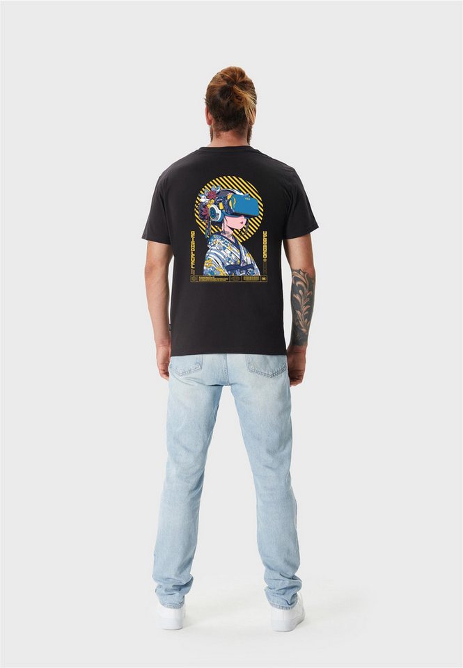 Oldskull T-Shirt Asian Virtual Logo Graphic Traditionelles fernöstliches Motiv von Oldskull