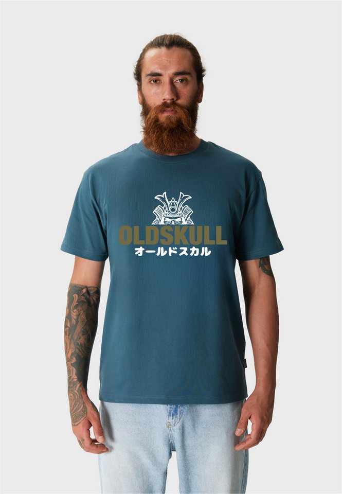 Oldskull T-Shirt Basic Classic Samurai Logo (1-tlg) mit tollem Logo-Print von Oldskull
