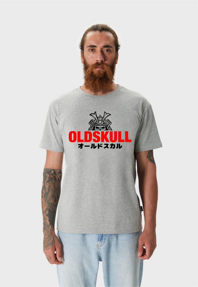 Oldskull T-Shirt Basic Classic Samurai Logo (1-tlg) mit tollem Logo-Print von Oldskull