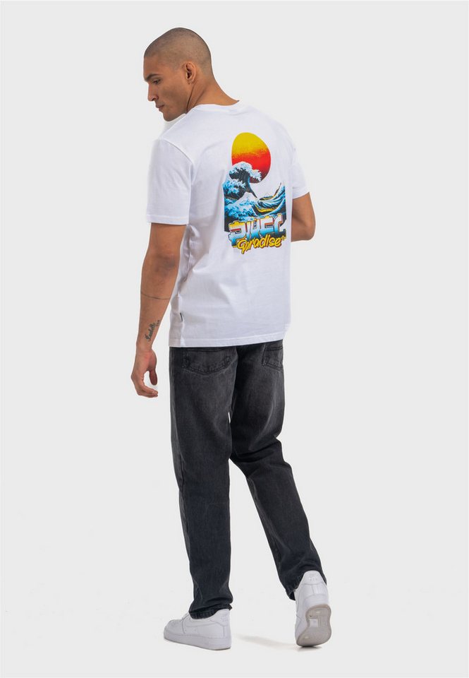 Oldskull T-Shirt Retro Pixel Wave Logo Graphic im zeitlosen Retro-Design mit Vintage-Print von Oldskull