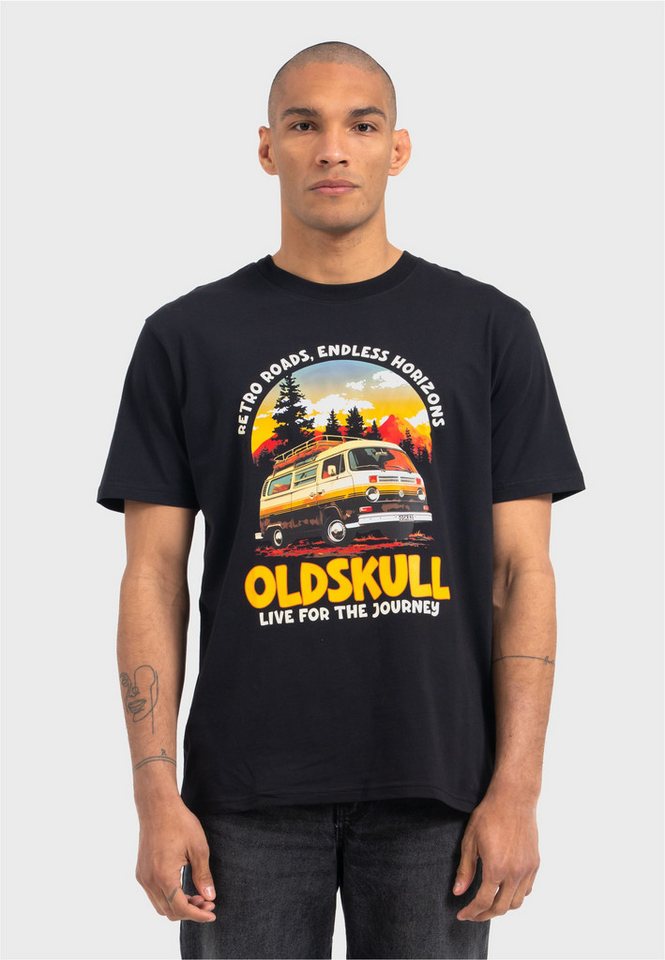 Oldskull T-Shirt Wrldvibe Adventure Van Logo Graphic Grenzenlose Kreativität, fühle den World-Vibe Oldskull T-Shirt Wrldvibe Adventure Van Logo Graphic Grenzenlose Kreativität, fühle den World-Vibe von Oldskull
