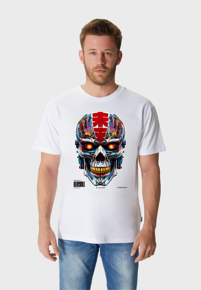 Oldskull T-Shirt Xtreme Vivid Skull (1-tlg) mit coolem Print von Oldskull