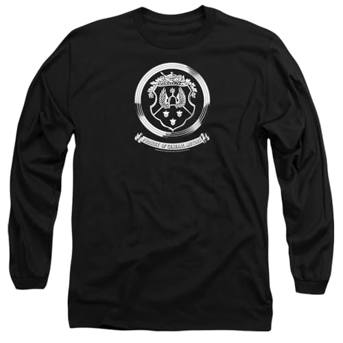 Oldsmobile Unisex 1930s Crest Emblem Long Sleeve, Black T-Shirt, Schwarz, S Oldsmobile Unisex 1930s Crest Emblem Long Sleeve, Black T-Shirt, Schwarz, S von Oldsmobile