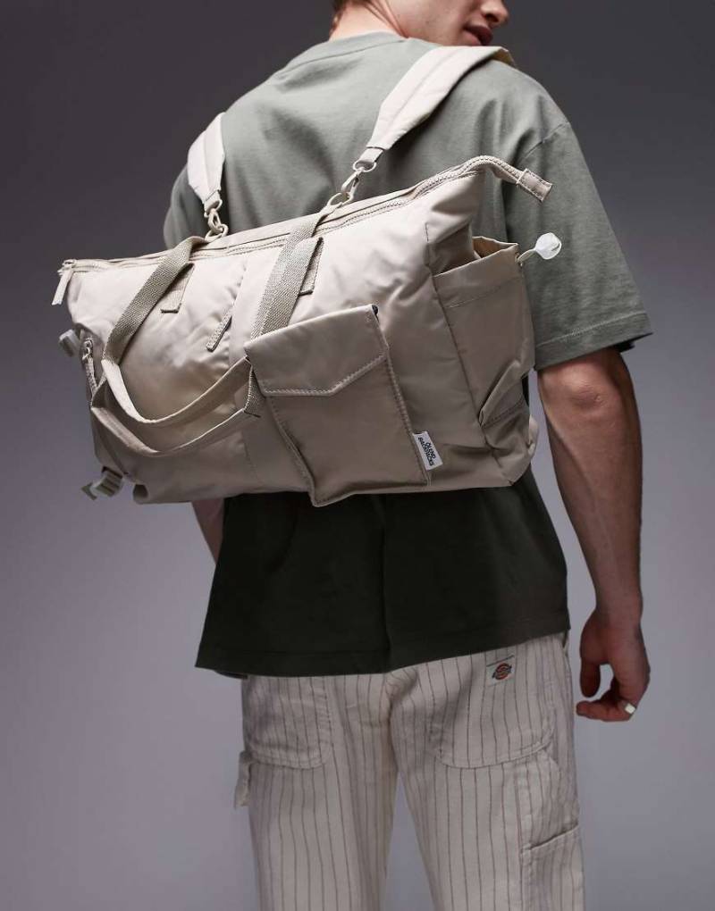 OLEND - Calypso - Multifunktionale Tasche in Sand mit mehreren Taschen und Laptopfach-Weiß von Olend