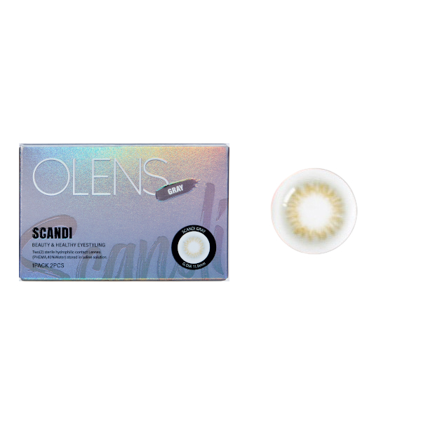 Olens - Scandi 1 Month - Gray - 2stücke - -4.50 von Olens