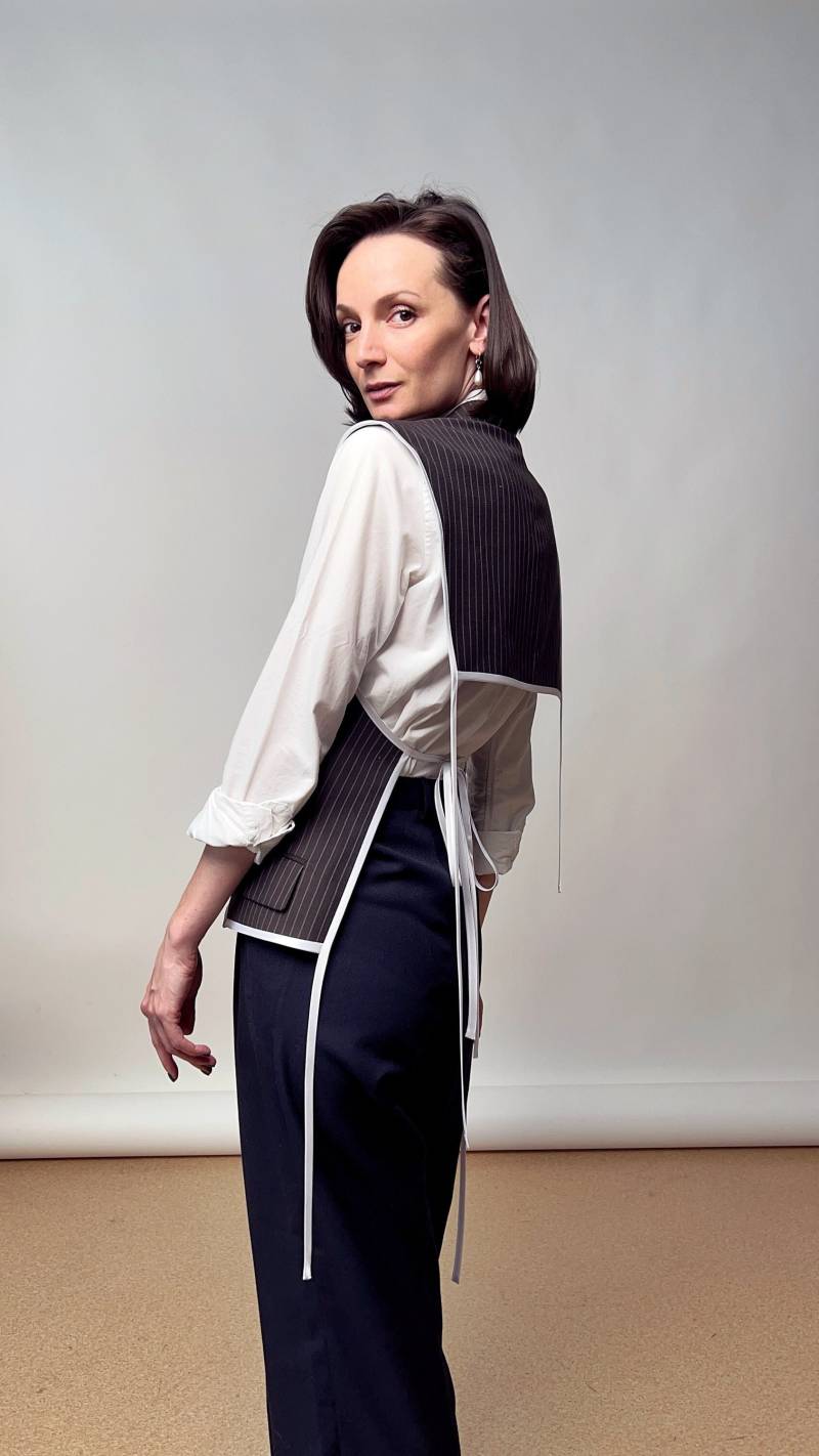 Upcycled Wollweste von OlesiaGoesUPCYCLING