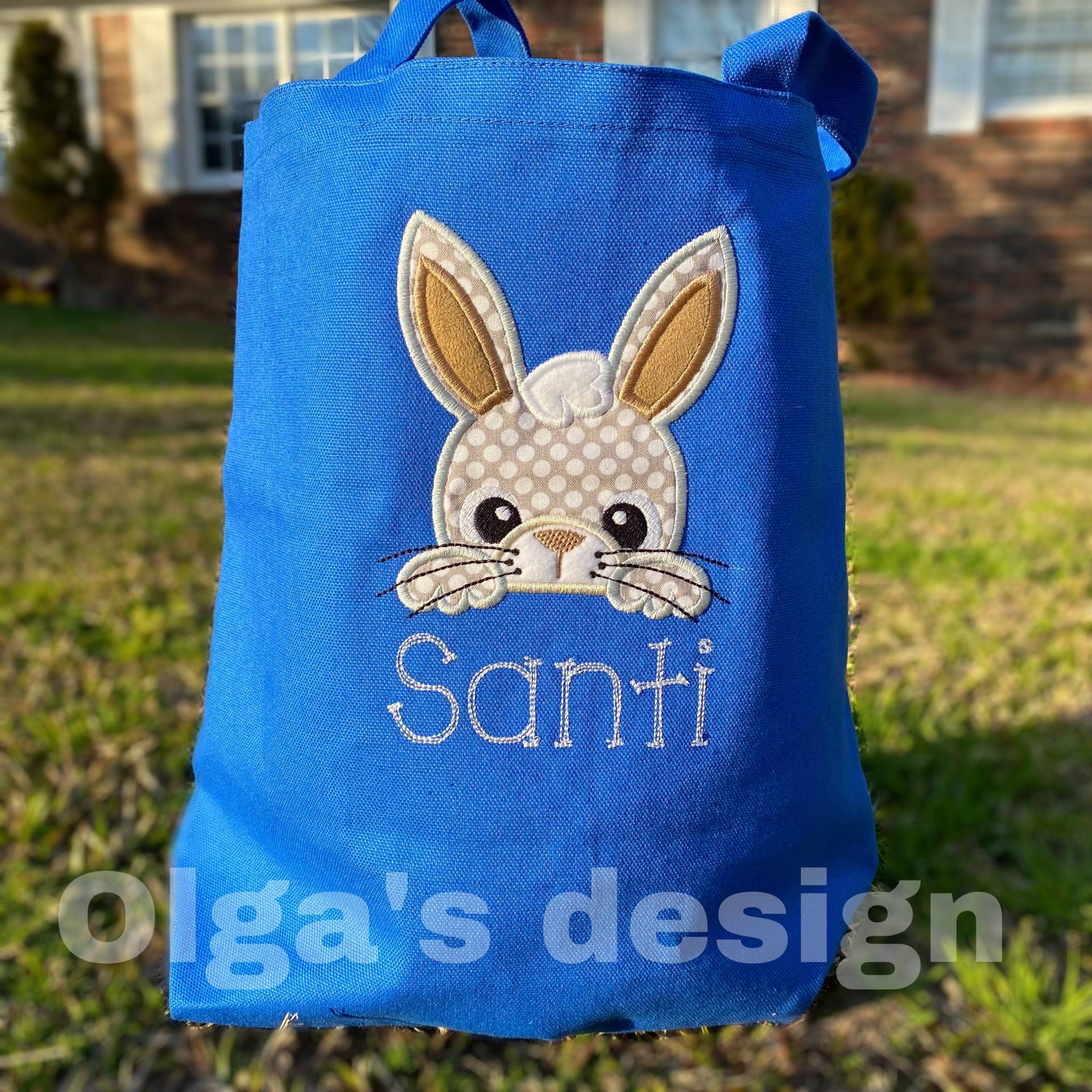 Osterkorb Ostertasche Für Kinder Canvas Tragetasche Osterkorb Ostertasche Für Kinder Canvas Tragetasche von OlgasdesignTreasures